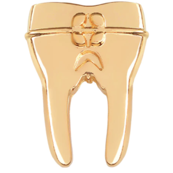 Tooth Cloisonné Pin - Nasimi Jewels
